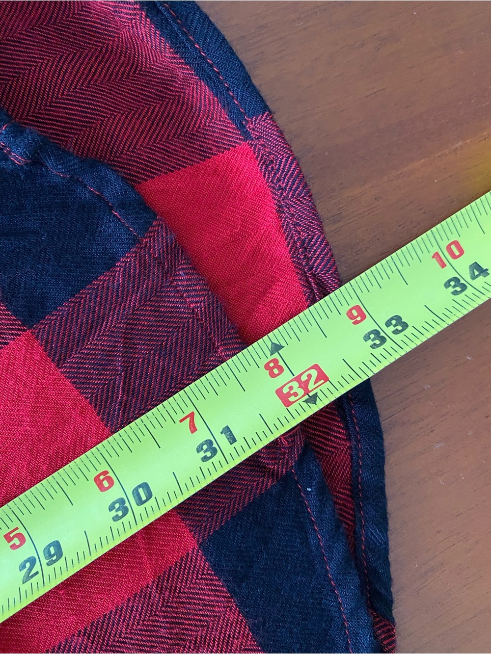 Maurices | Red/Black Buffalo Plaid 100% Rayon Tab-Sleeve Button-Down Shirt Sz 2X - Picture 14 of 16